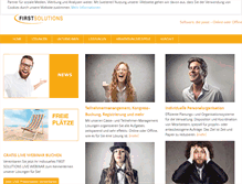 Tablet Screenshot of firstsolutions.de